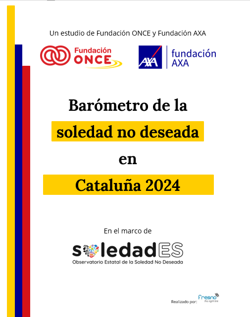 Barómetro de la soledad no deseada en Cataluña 2024